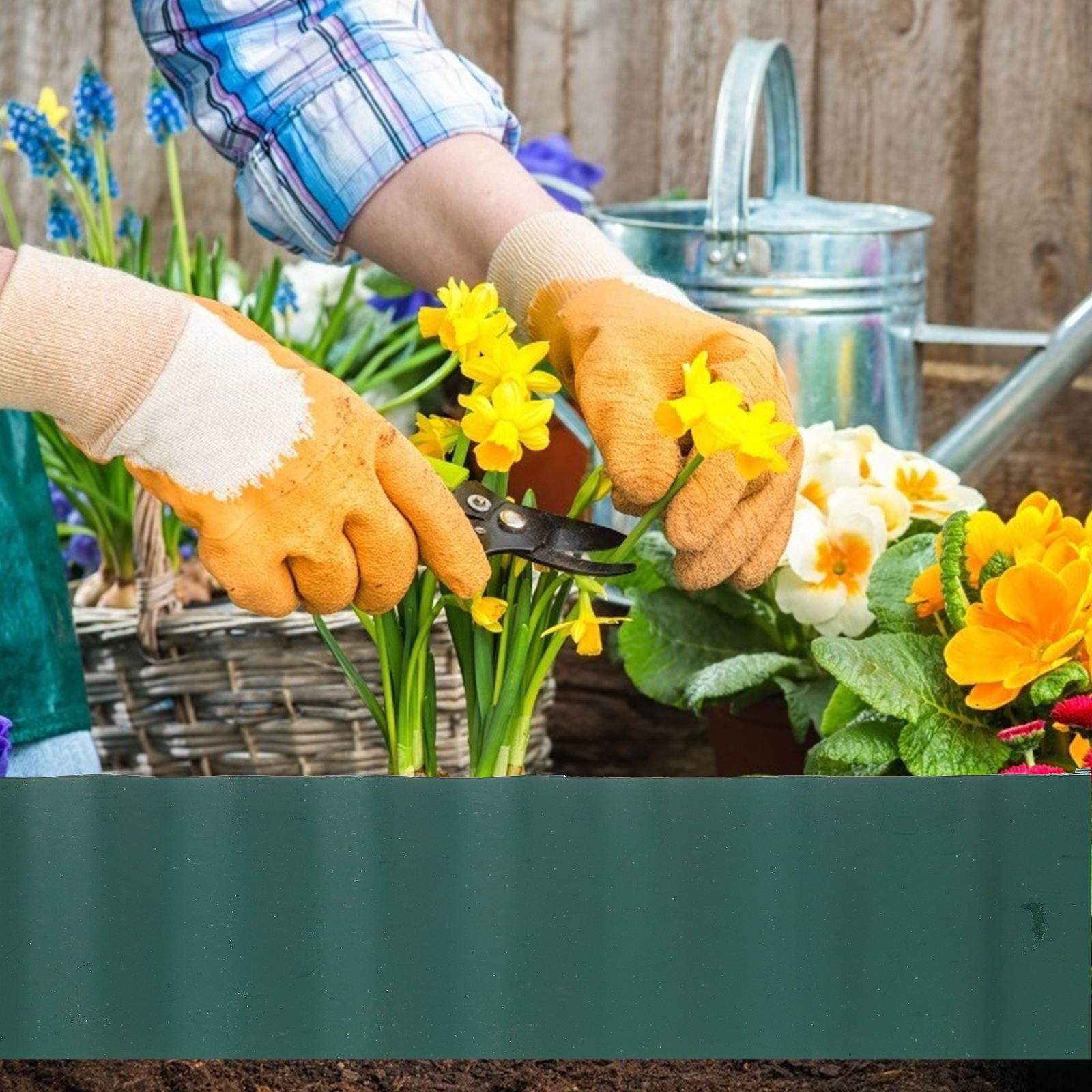 Lawn Edging Border Fence Grass Road Wall Edge Protection Driveway Yard Ornament Yard Garden Supplies