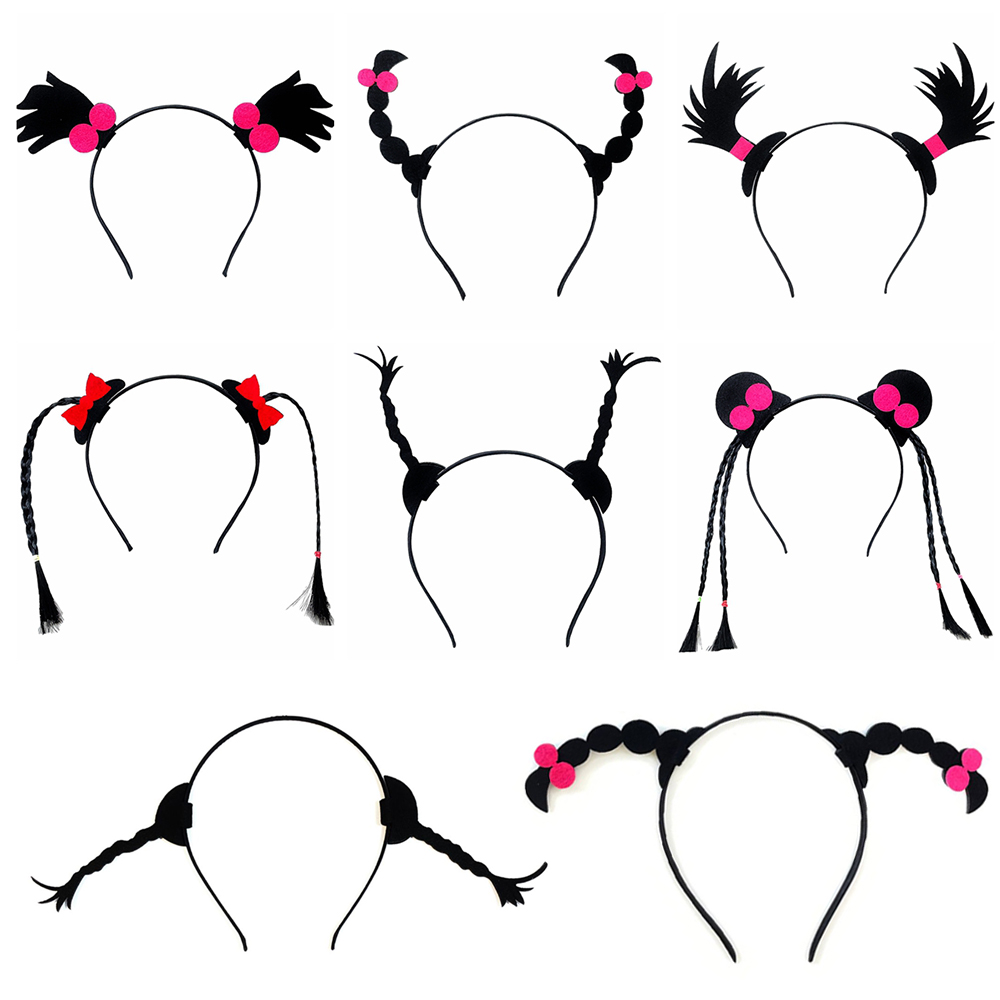 Interesantes trenzas DIY diademas Tiktok divertida diadema para mujeres hombres broma práctica sombrerería de accesorios para el cabello