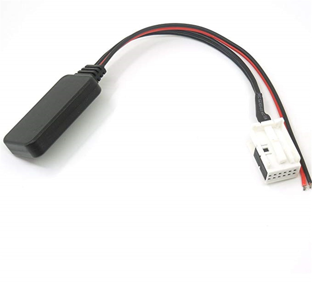 Módulo Bluetooth para coche, adaptador Aux, Cable de Radio auxiliar de 12 pines para Volkswagen RCD200, RCD210, RCD300, RCD310, RNS300, RNS310, MFD2