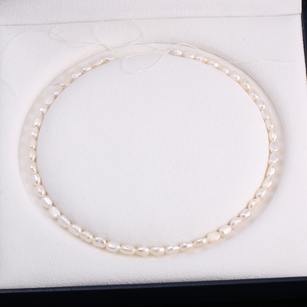 Natural Pearls Freshwater Cultured loose Beads for Jewelry Making DIY Bracelet Necklace Earrings Strand 13 Inches Size 6-7mm