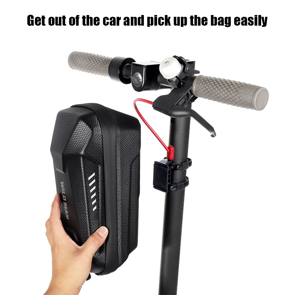 Bolsa frontal Universal para patinete eléctrico, bolsa colgante de almacenamiento frontal impermeable de 2/3L para accesorios de patinete Xiaomi M365