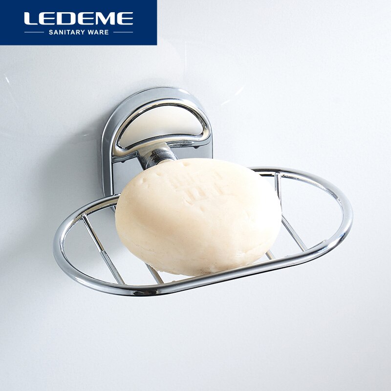Ledeme Rvs Badkamer Zeep Houder Douche Zeepbakje Badkamer Lade Accessoires Doos Plank Muur Gerechten Planken L1902-1