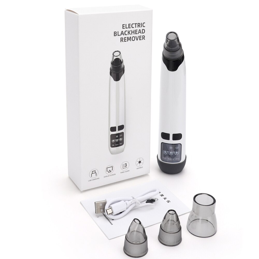 Face Blackhead Remover Vacuum Acne Pore Pimple Removal Electric BlackHead Vacuum Cleaner Facial Skin Care Tool