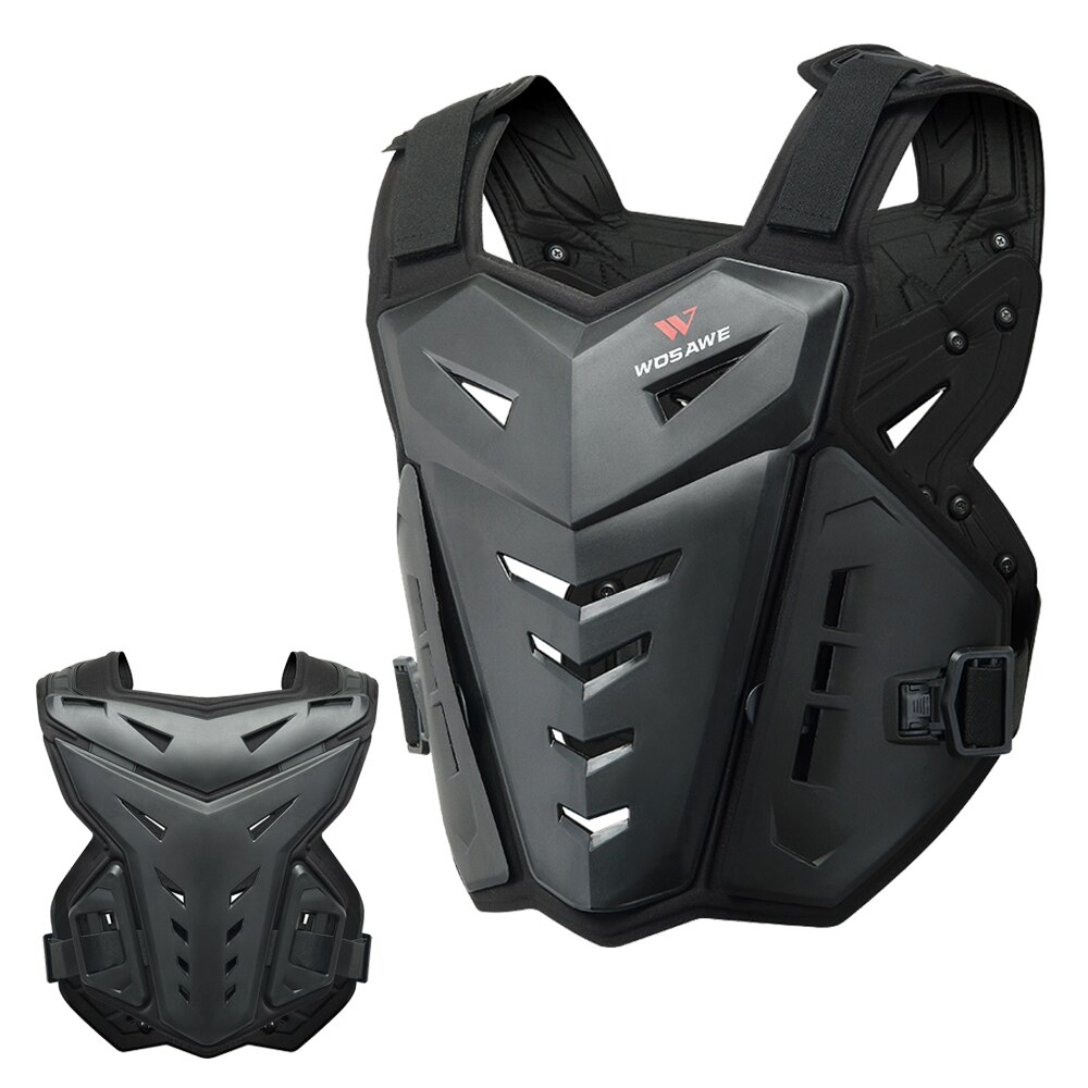 WOSAWE Motorcycle Full Body Armor Vest Set Motocross Moto Back Chest Protector Vest Off-Road Dirt Bike Motocycle suit: Armor