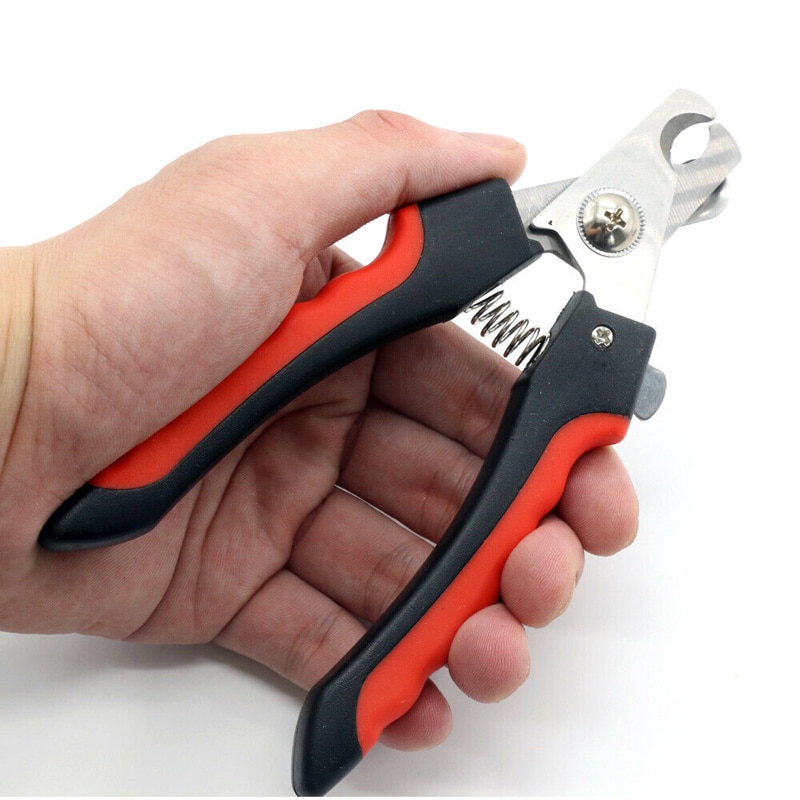 Professionele Hond Nagelknipper Cutter Rvs Grooming Schaar Clippers Voor Dieren Katten Met Lock Maat S M
