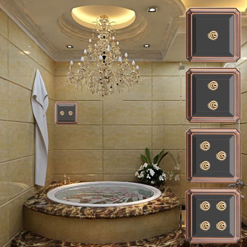 Antique 86 Type Retro Toggle Switch 1 GANG/ 2 GANG/ 3 GANG/ 4 GANG 110-250V Wall Panel Single Dual Control