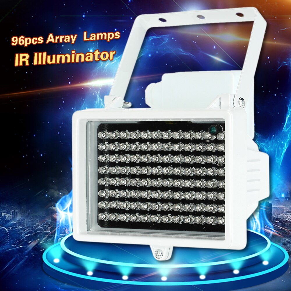 96 LEDS Night Vision IR Illuminator Array Infrared Lamps Outdoor Waterproof For CCTV Security Camera