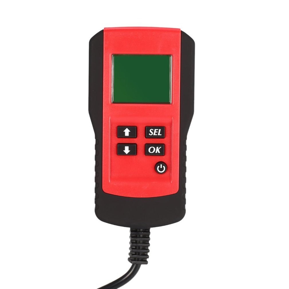 Car Battery Tester Vehicle Car LCD Digital Battery Test Analyzer Auto System Analyzer Voltage CCA Test Diagnostic Tool