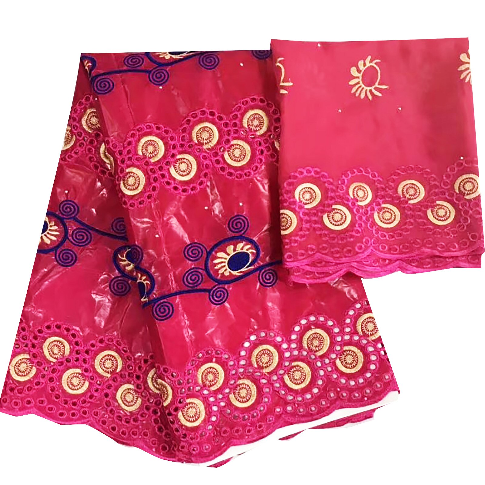 Bassin tissu brodé bazin riche getzner riche tissu avec des trous de coupe tulle dentelle blouse pour les femmes robe tissu africain BL290