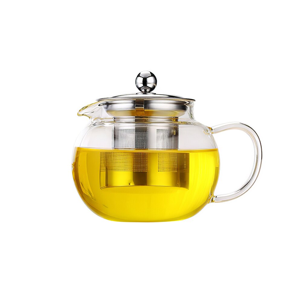 Heat-Resistant Glass Teapot Double Wall Glass Teacup Clear Tea Pot Infuser Qolong Tea Kettle Tea Different Flavors For Practical