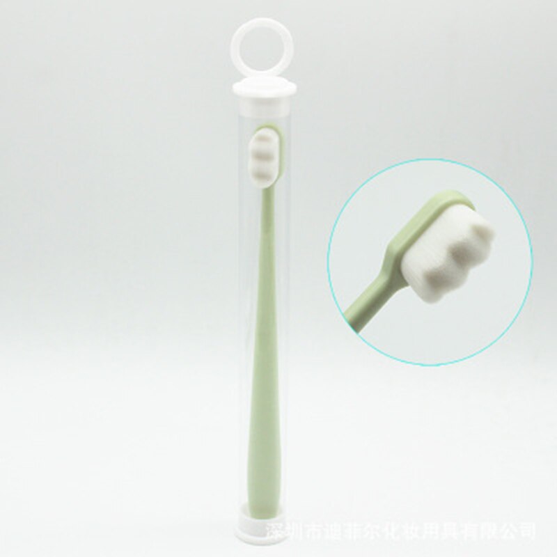 Baby soft fiber toothbrush portable ultra-thin super soft protect health tooth brush dental care brush cleaning oralcare tools: 6