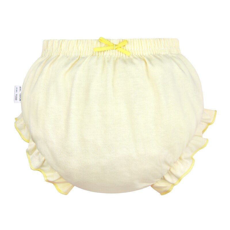 Kinderen Jongens En Meisjes Baby Slipje, vrouwen 1-3 Jaar Zuiver Katoen Kinderen Kinderen Driehoek Brood Shorts: Yellow / 100(Weight 7-10 kg)