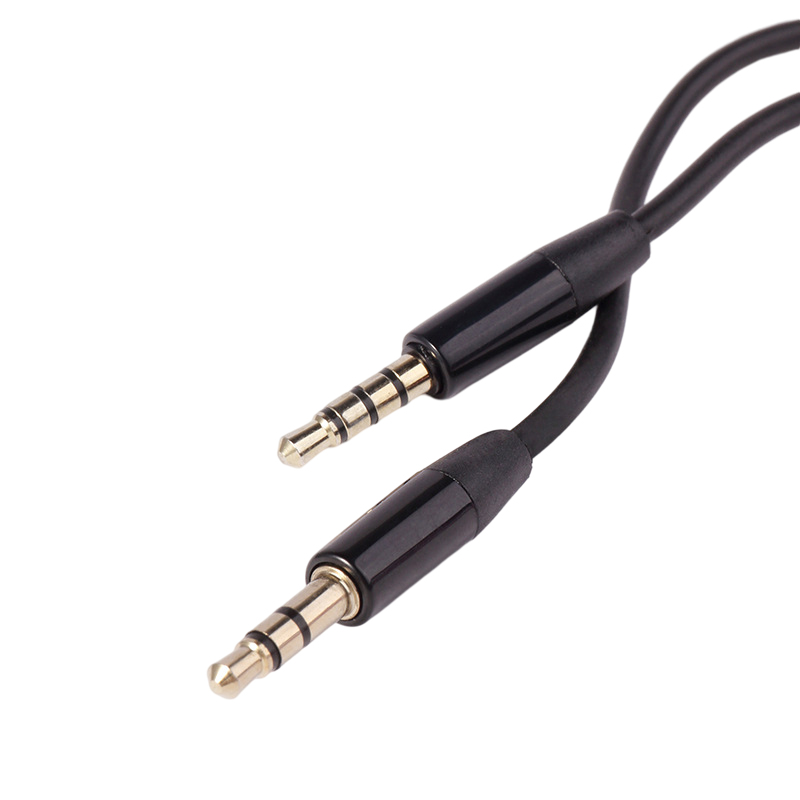 3.5mm erstatningslydkabel med mikrofonledning kontrol aux ledning han til han til monster beats by dr dre aux med mikrofon