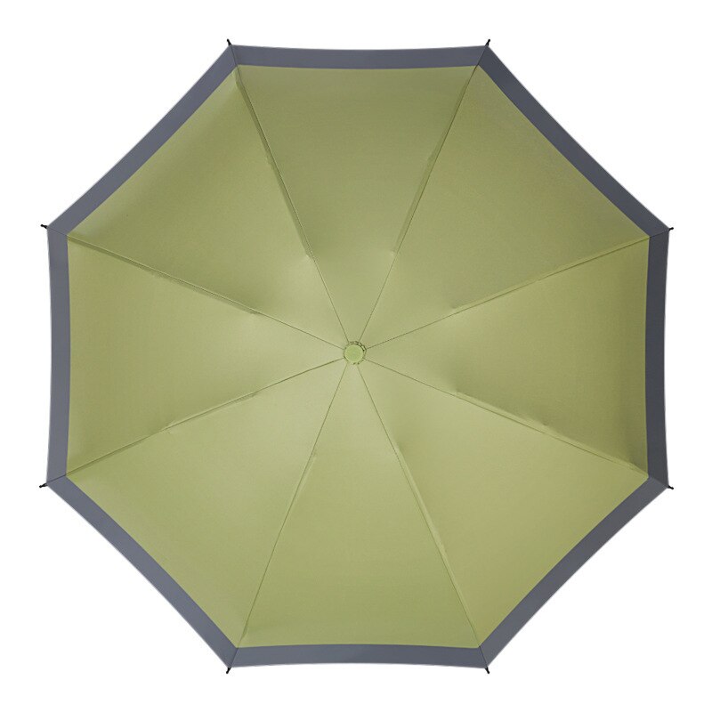 8 ribber mini paraplyer vindtett anti -uv 5 sammenleggbar vinyl paraply bærbar reise regn kvinner menn låve lomme paraply parasoll