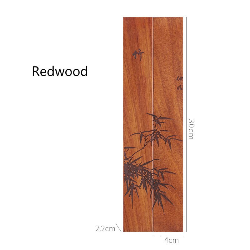 Paperweights Redwood Chinese Calligraphy Painting Special Paperweights Classical Carving Craft PaperWeight Stationery Supply: G