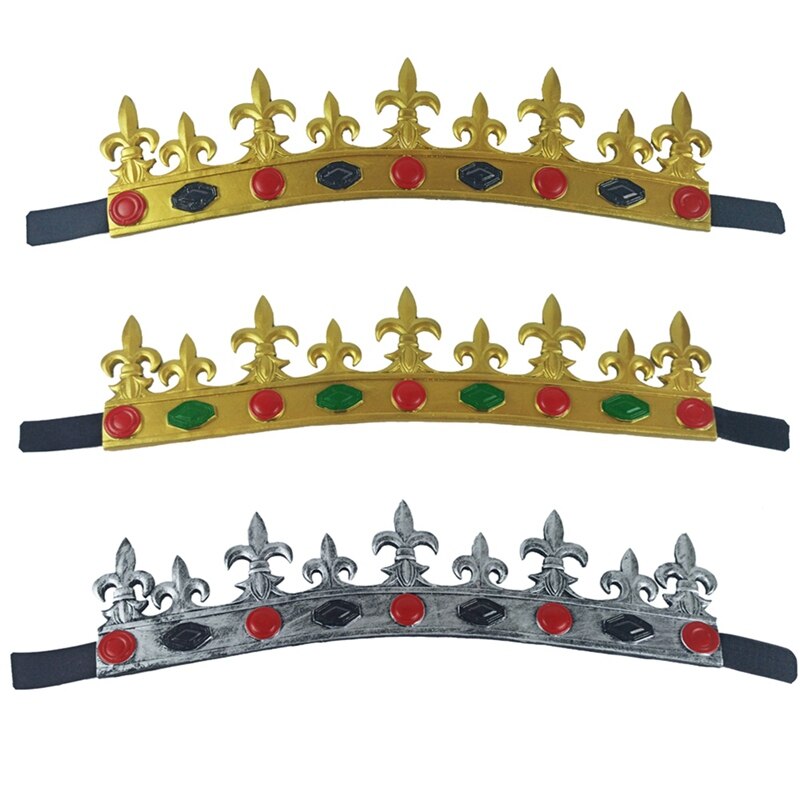 Halloween Royal médiéval couronne bandeau médiéval roi couronne coiffure fête mascarade photographie accessoires Cosplay décoration