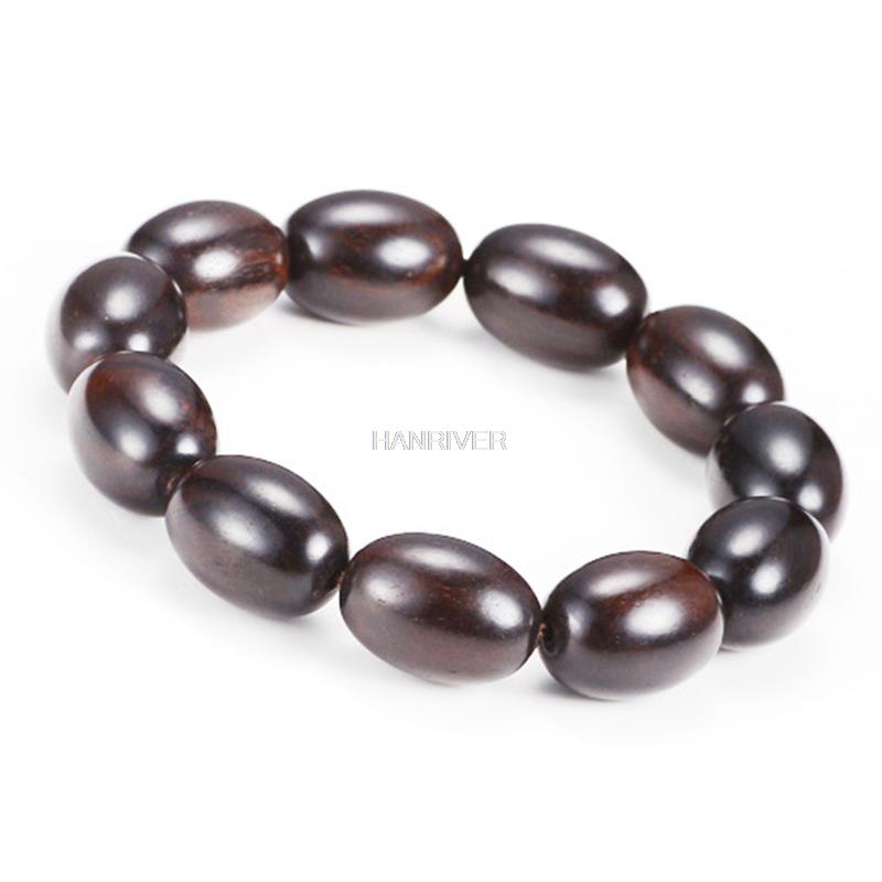 Lobulair Palissander Jujube Bead Jujube Vorm Vat Bead Hand String Armband Kralen Rozenkrans Kralen 1.5*20