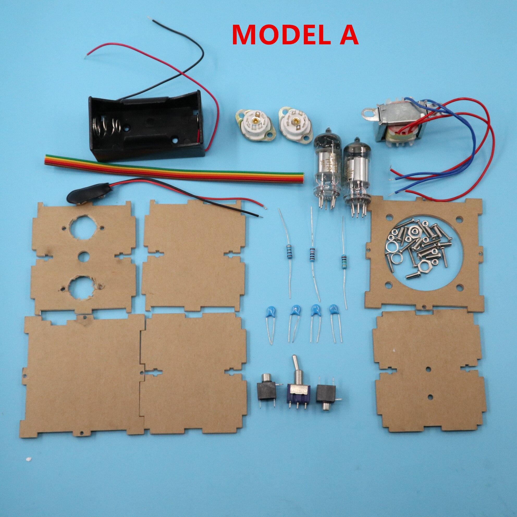 Bile Machine-amplificador de oreja de una sola lámpara, amplificador de potencia de microtubo, kits DIY, 1A2 + 2P2: MODEL A