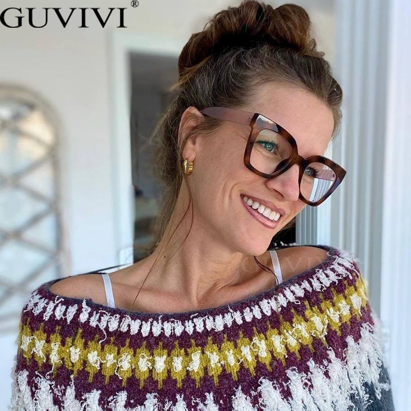 Lunettes Vintage oeil de chat carrées Anti-bleu, monture optique d'ordinateur, classiques pour femmes et hommes, monture avec lentilles UV400