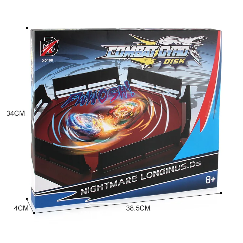 33cm Large Burst Gyro Arena Toy with Metal Battle Top Spinning Base Stadium Disk for Competitive Fighting Games
