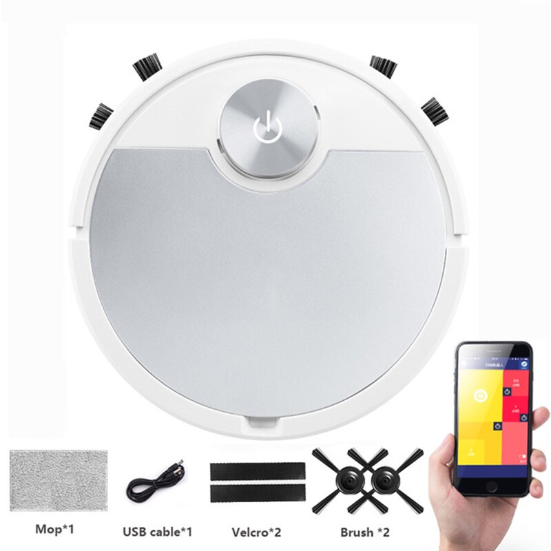 ES300 Robot Vacuum Cleaner Smart Vaccum Cleaner Fpr Home Mobile Phone APP Remote Control Automatic Dust Removal Cleaning Sweeper