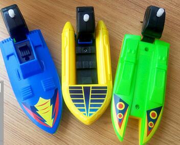 Zomer water speelgoed wind-up speelgoed windup water snelheid boot