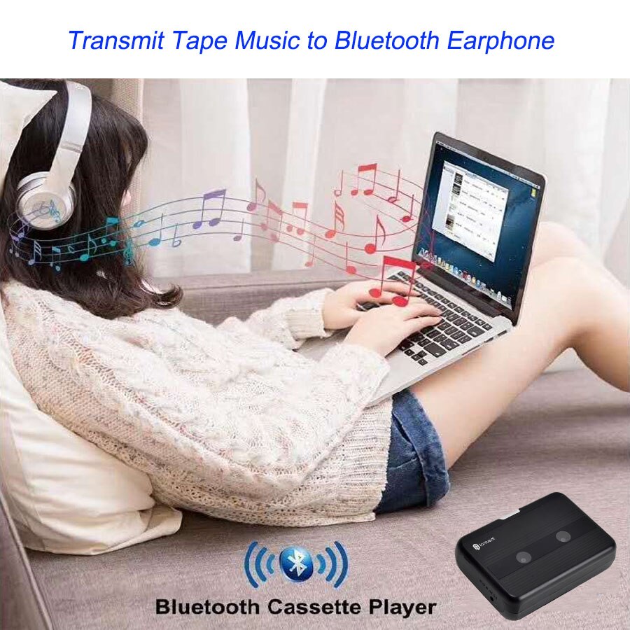 Bluetooth Kassette Spieler Tragbare allein Kassette Spieler FM Radio Mit Auto-umkehren-funktion Bluetooth-Spieler