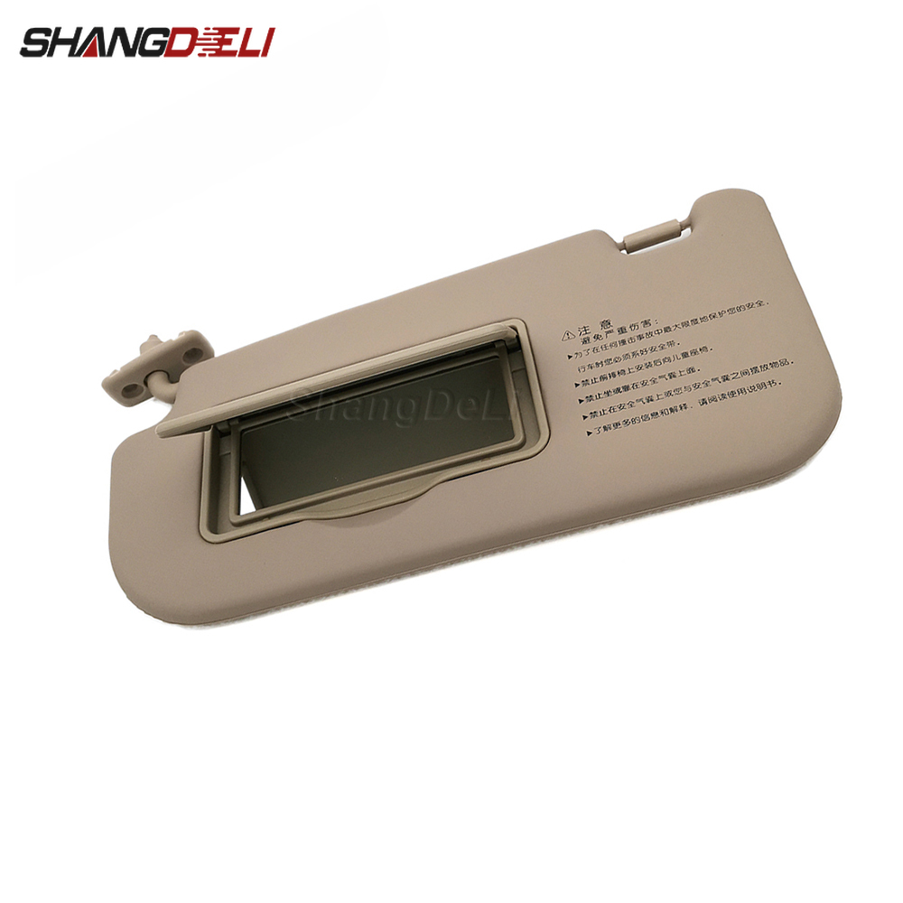 Parasol Interior para coche, visera con espejo, Color Beige, izquierda, para Kia Sportage 2005, 2006, 2007, , ,