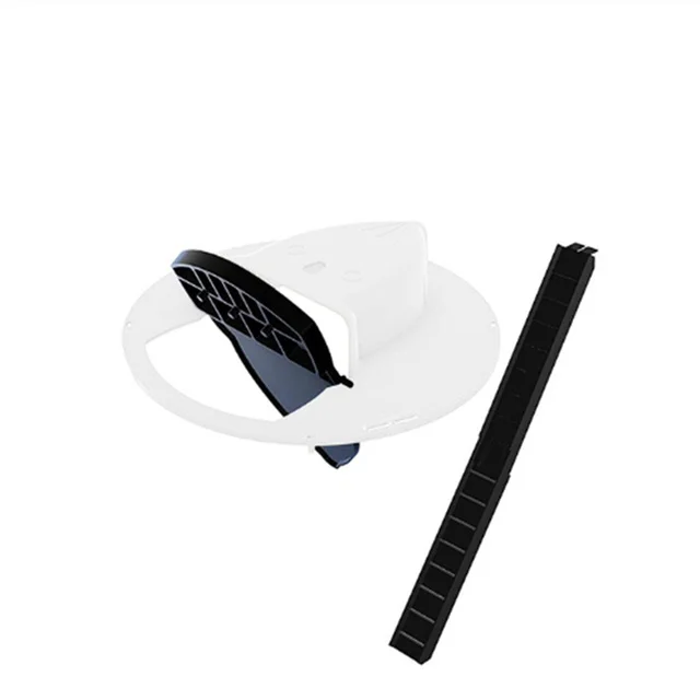 Inteligente pitfall mouse catcher armadilha balde reinicialização automática virando tampa de balde deslizante reinicialização automática após pegar ratos: Cinza claro