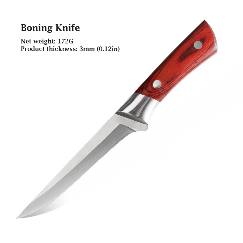 Stainless Steel Knife For Kitchen Sharp Butcher Knife Chef's Knife Kitchen Knives And Utensils For Kitchen Multifunctional Knife: Boning Knife
