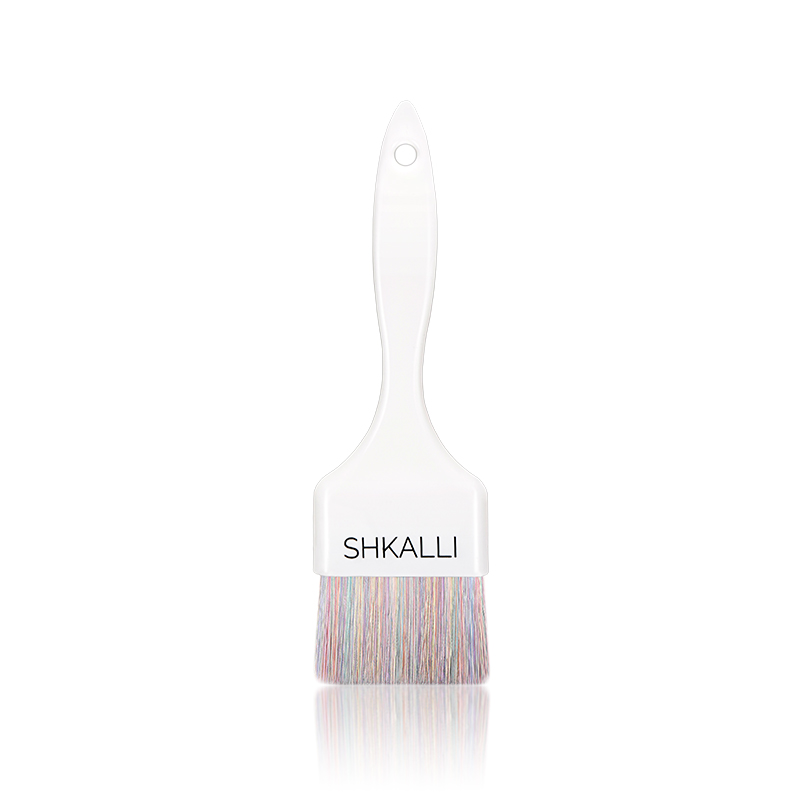 SHKALLI balayage brush set Colourful soft brushes Paste dyeing bowl Tool set for lightening hair: Orange