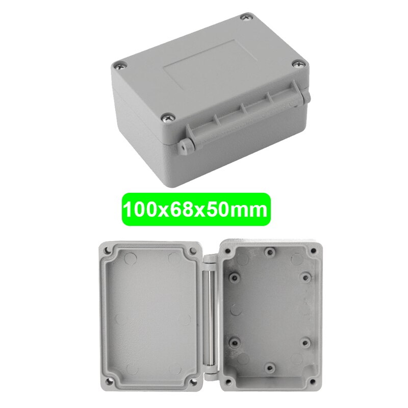 Industry IP66 Waterproof Cast Aluminum Junction Box for electronic project Outdoor Explosion-proof Electrical Enclosure Case: 100x68x50mm(LxWxH)