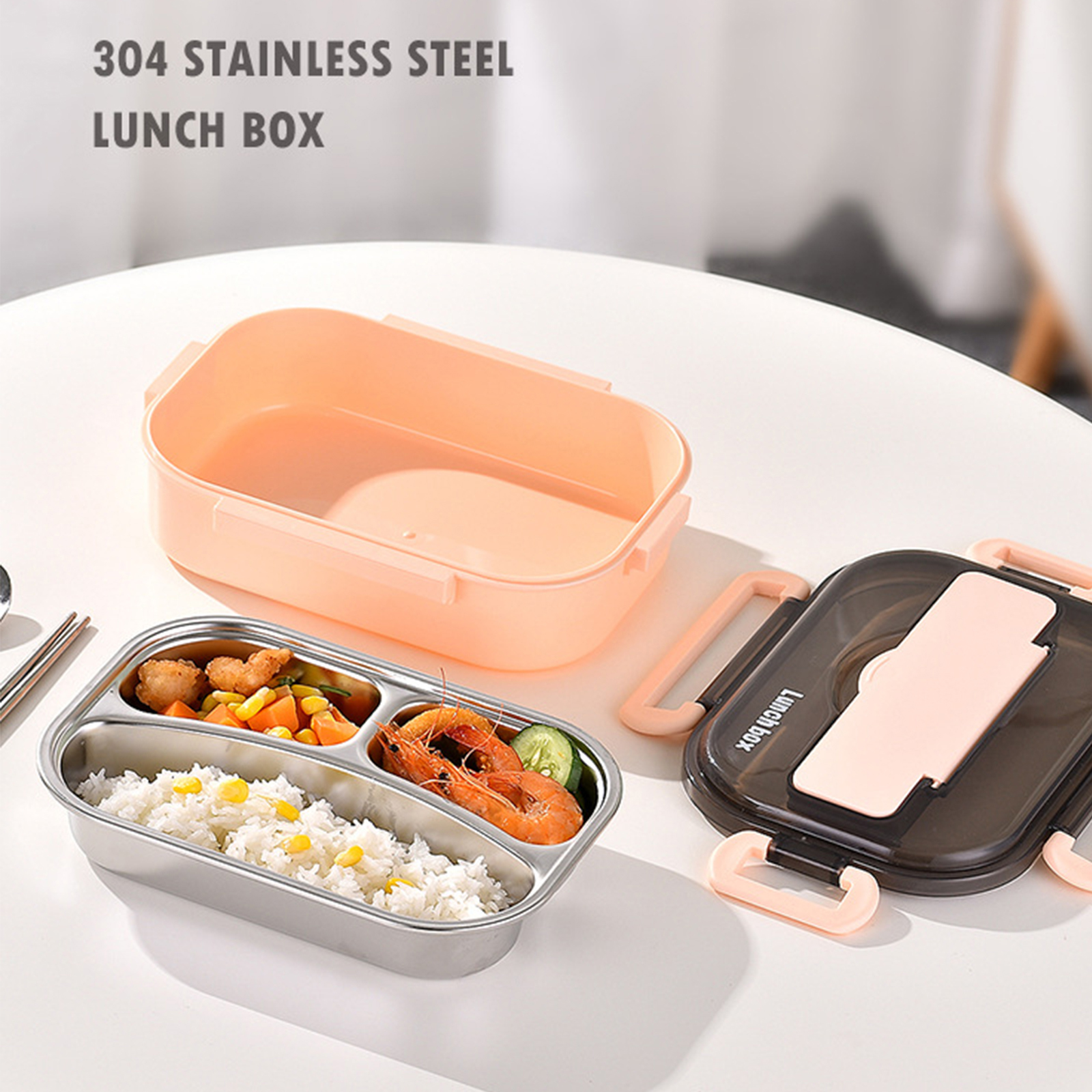 Dishware Box Stainless Steel Lunch Box Portable Leakproof Insul... – Grandado