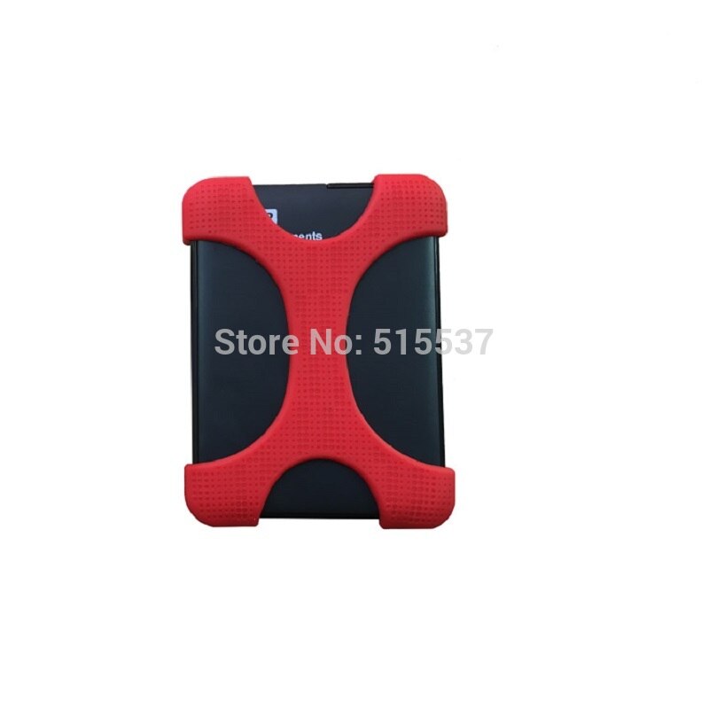 GUANHE Portable Hard Drive protector -resistance Silicon Rubber Case for 2.5 Inch WD Samsung Toshiba HDD protector cover