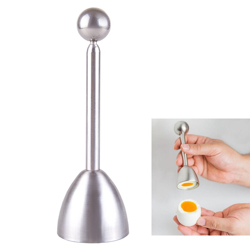 Stainless Steel Egg Cutter Egg Cracker Boiled Egg Separator Egg Beater Opener Kitchen Divider Gadgets Breakfast Kitchenware