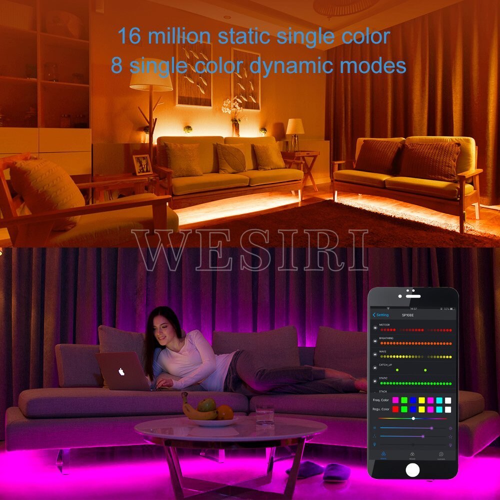 Sp108e wifi led controller trådløs smart app controller til  ws2812b ws2811 ws2813 apa 102c led strip lys  dc5-24v