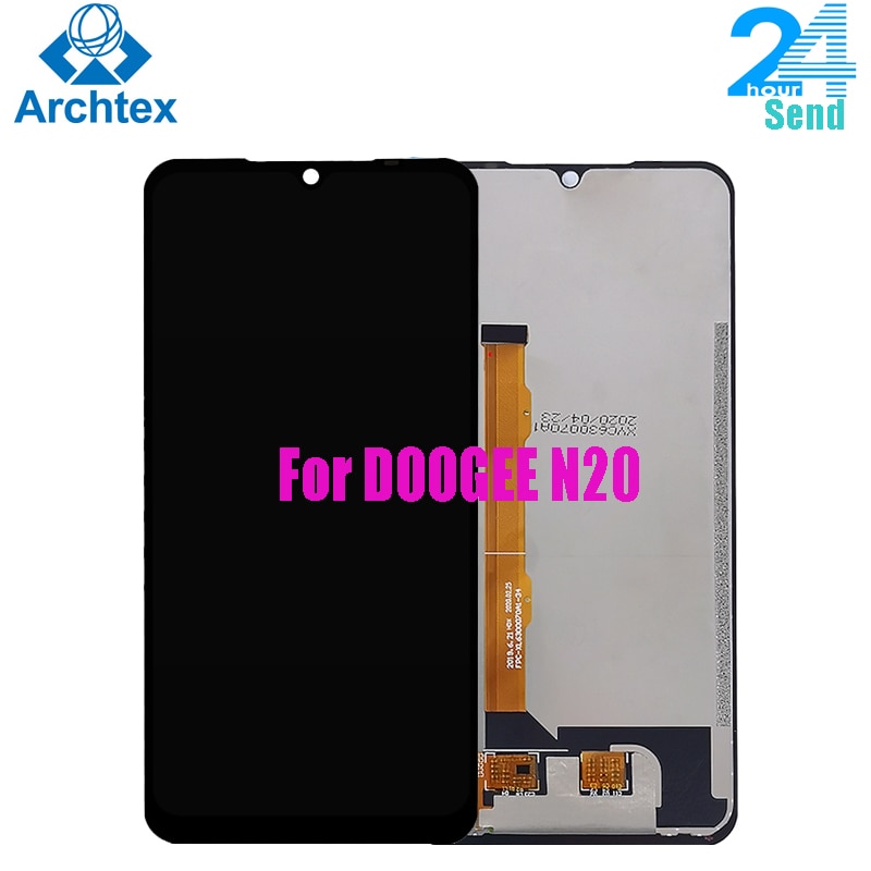 For Original Doogee N20 LCD Display+Touch Screen Digitizer Assembly 6.3 inch 19:9 FHD For Doogee N20 Pro Y9 Plus Android 9.0