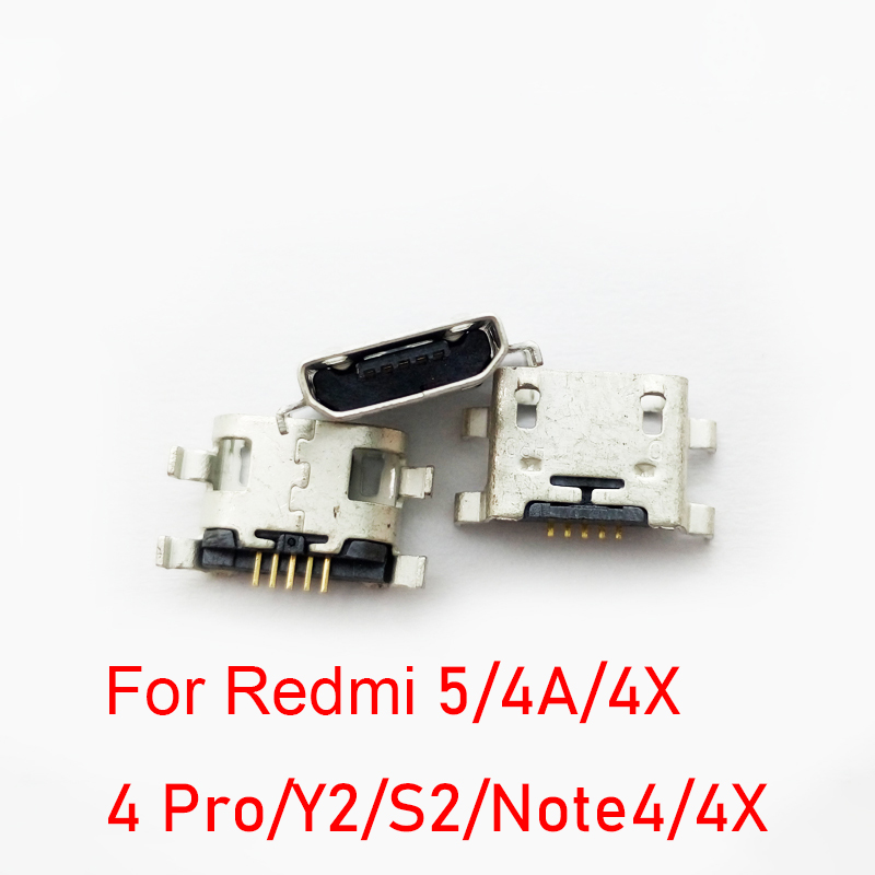 Conector de carga para Xiaomi Redmi NOTE 4, 4X / Redmi 4A, 4X, 100 Pro/Y2/S2, Micro USB, 10-5/4 Uds.