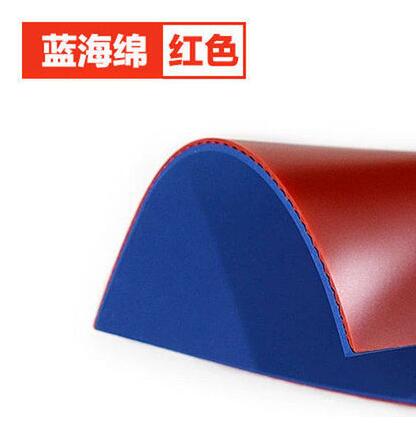 KOKUTAKU tenis de mesa de Ping Pong goma azul pastel esponja espinillas en Rubbers ITTF para más de 40 bolas para raqueta de tenis de mesa: 1pc red
