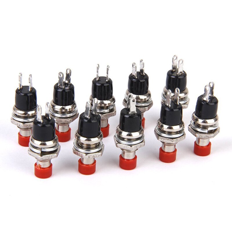 Mini Momentary Push Button Switch for Model Railway Hobby 7mm Pack of 10 Red: Default Title