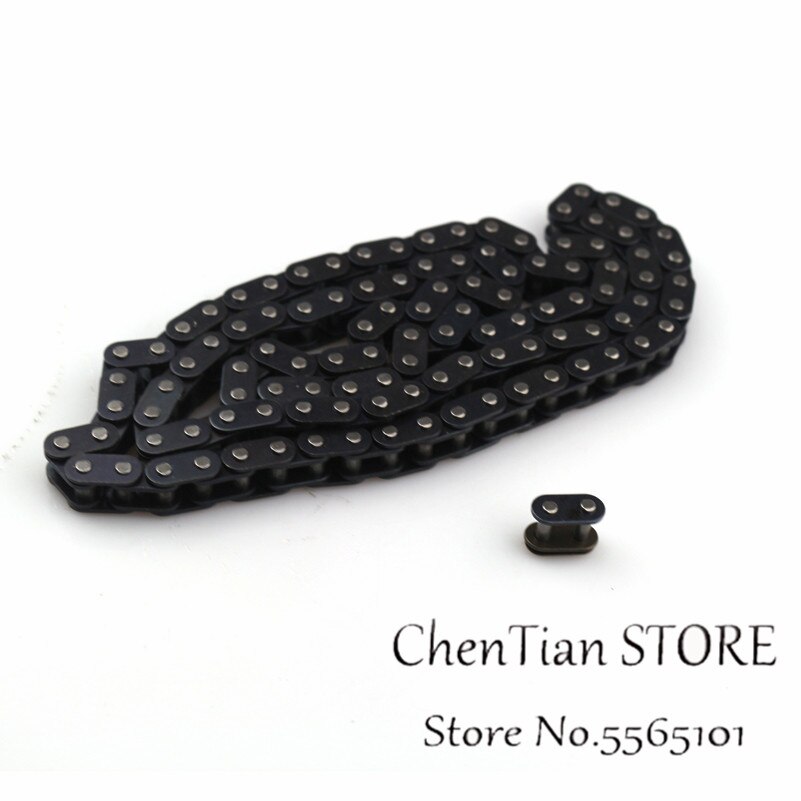 T8F chain with Spare Master Link For Mini Dirt BIKE Quad ATV 47cc 49cc Minimoto Pocket Bikes 108/116/126 links