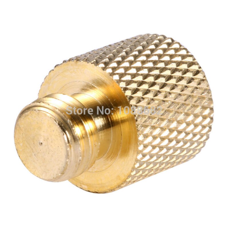 Gold Color 1/4&quot; Female to 3/8&quot; Male Tripod Thread Screw Adapter Brass 1/4 3/8 for Tripod Camera Light Stand Accessories