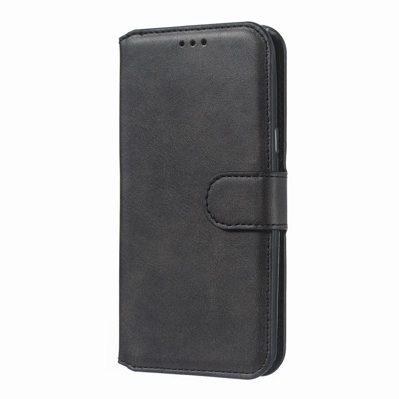 Etui til samsung galaxy  j3 j5 cover covers flip luksus læder vintage magnetiske pung telefontasker til galaxy  j330 j530 coque: Til  j530eu j5 2017 / Sort sag