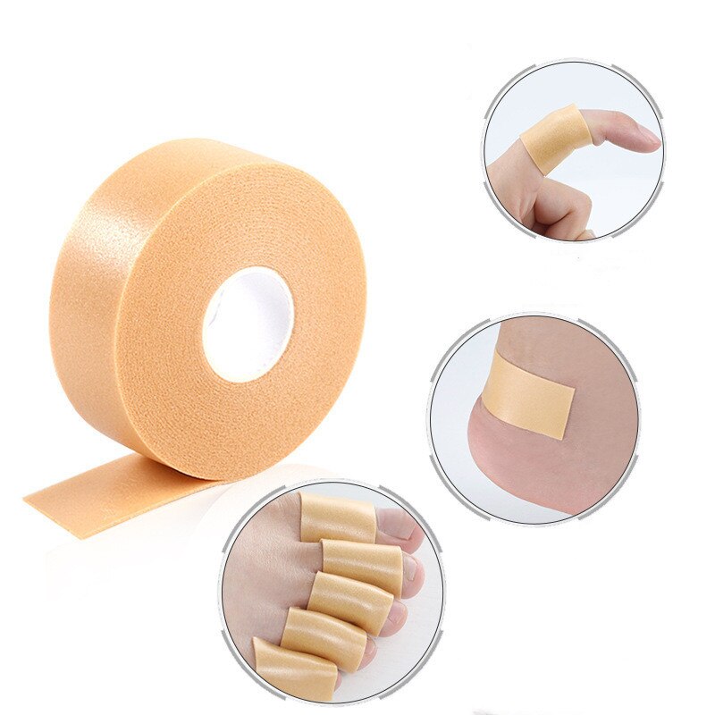 1 Roll Toe Finger Protector Tape Foam Foot Corn Calluses Shoe Cushion Anti-friction High Heel Feet Pads Sticker Guard Tool