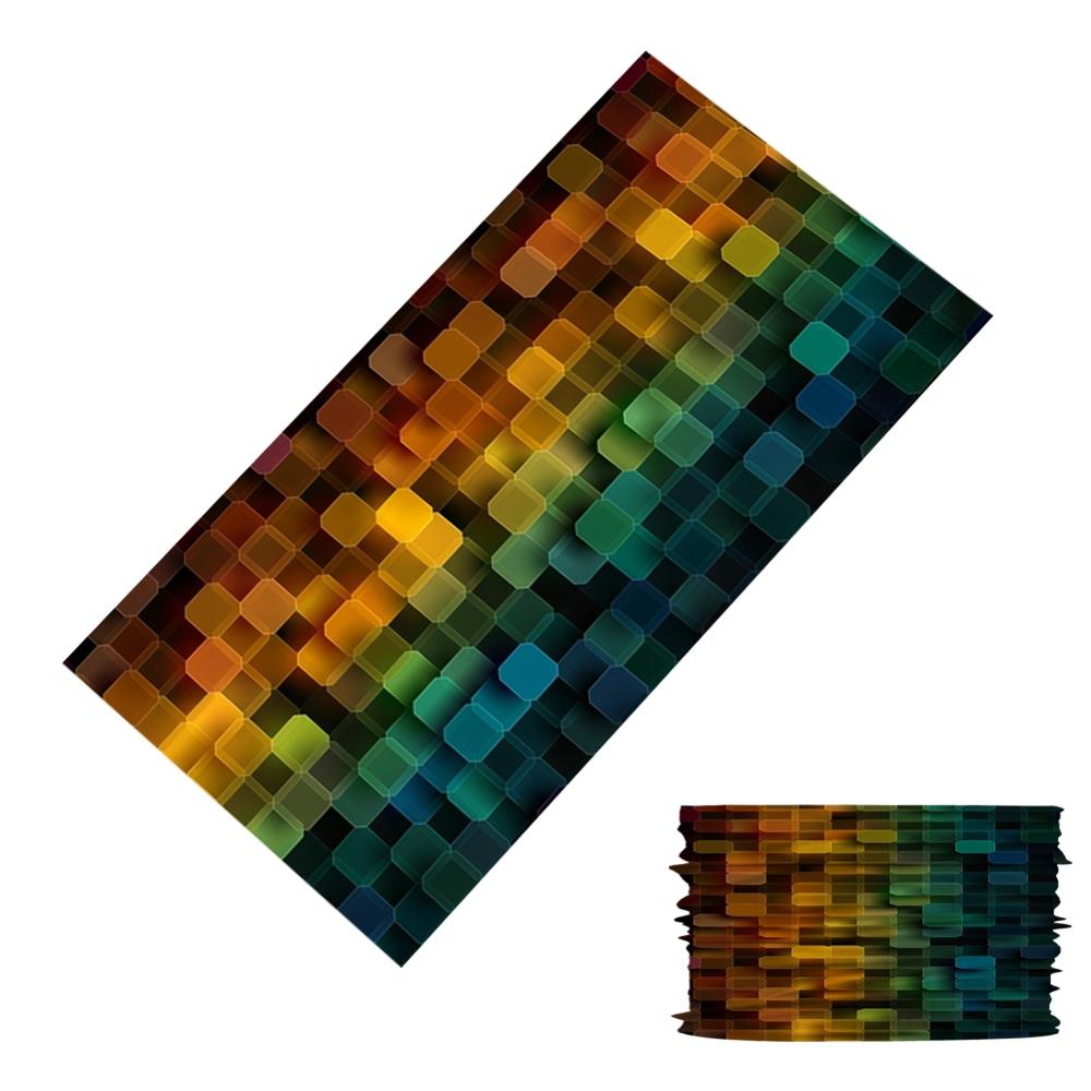 Dustproof Unisex Magic Tube Scarf Geometric Pattern Bohemian Wind Isolation Pollution Air Sports Fitness Headband Wristband: 02