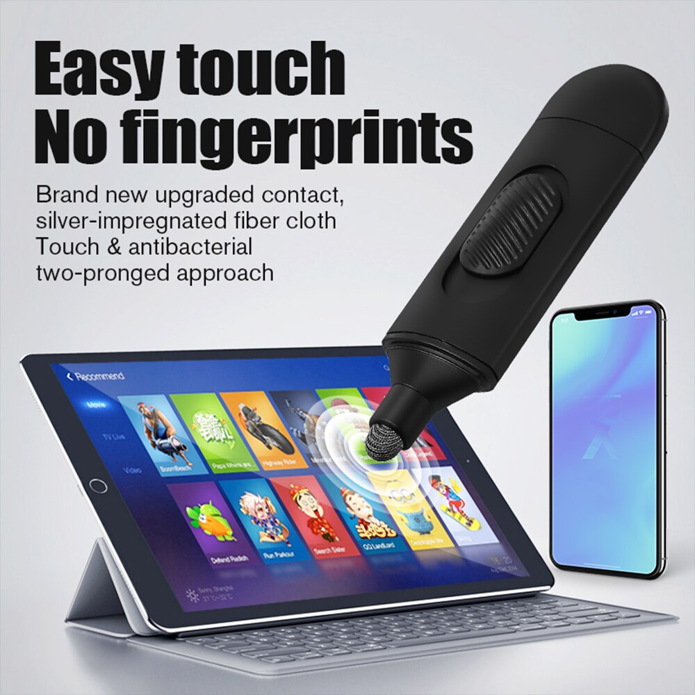 Przełącznik winda przycisk pióro chowany stalówka brelok bezdotykowy napa bezpieczna otwieracz mini przenośne pojemnościowe pióro dotykowe