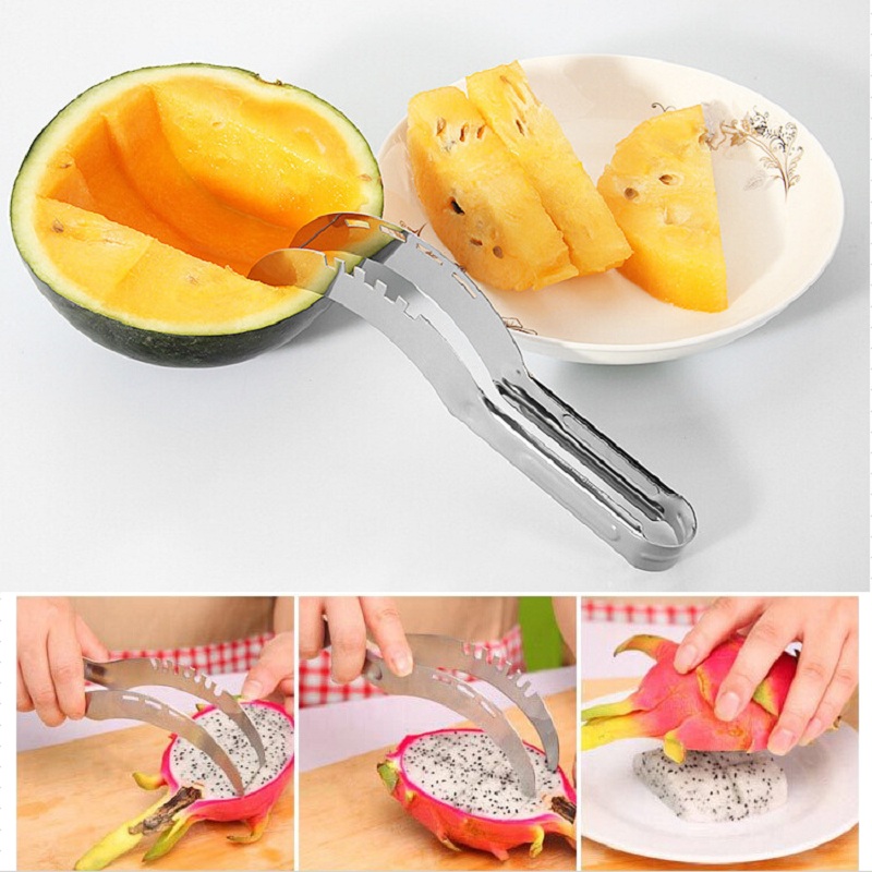Coupe-couteau en acier inoxydable | Coupe-couteau et boules à glaces boule de Melon, cuillère Double taille, outils de cuisine