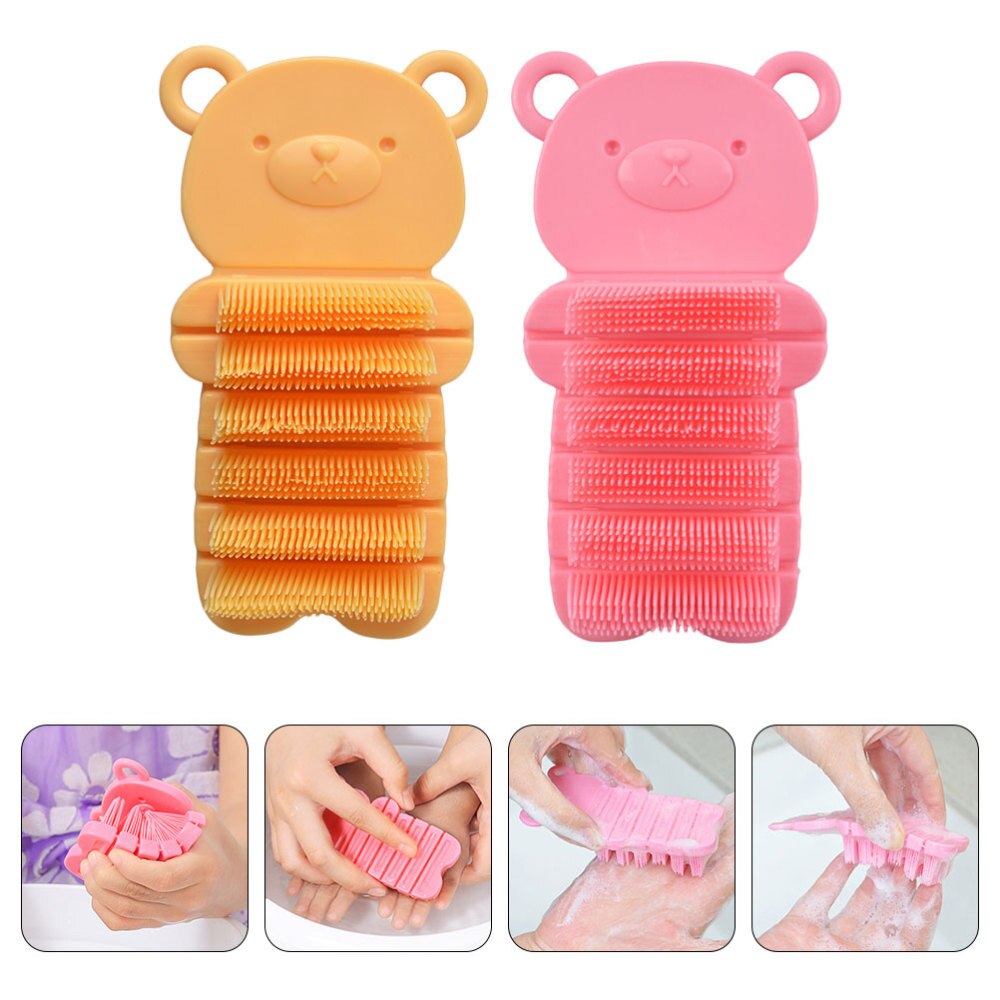 2pcs Hand and Nail Brush Nails Remove Dust Brushes Cleaning Scrubbing Brushes