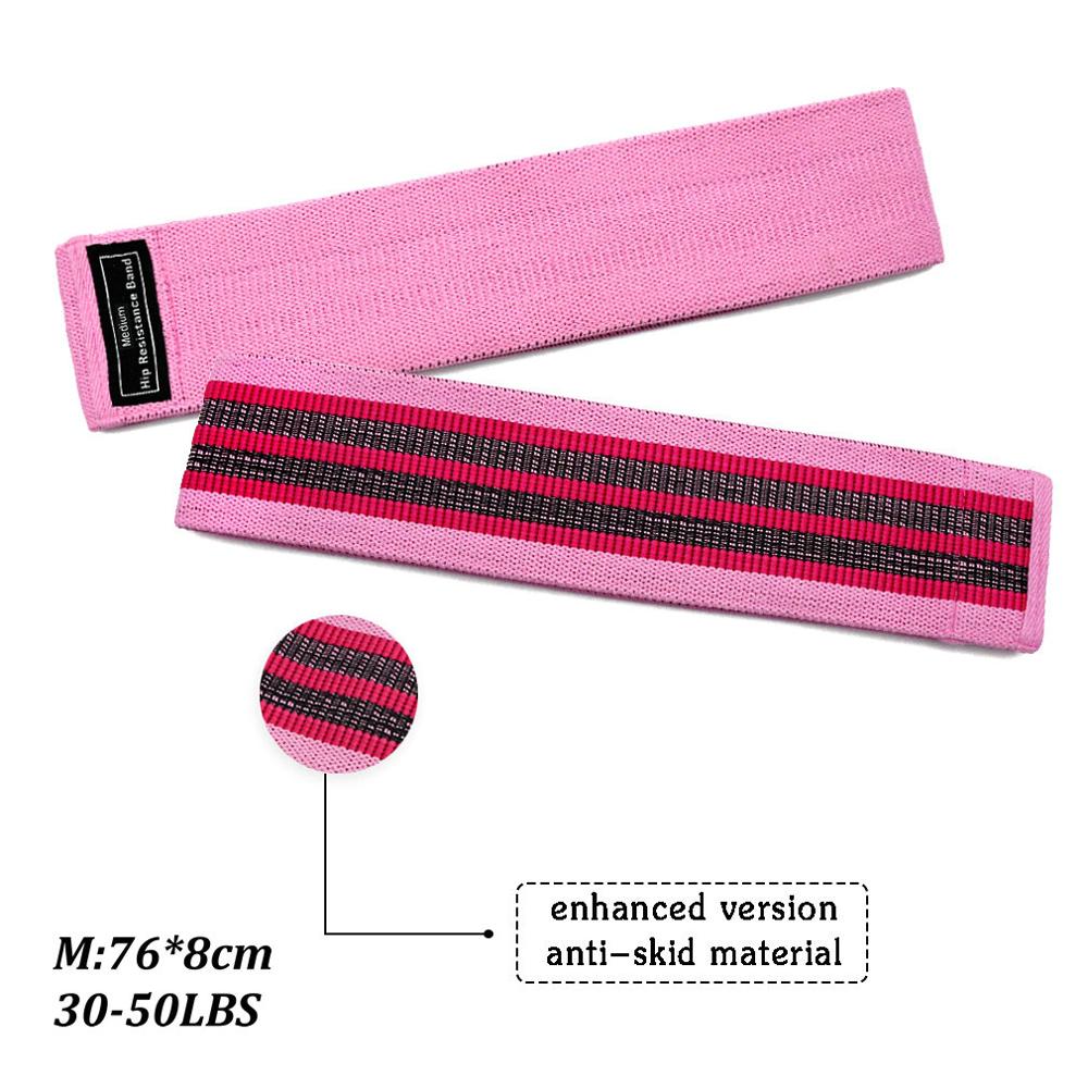 Bandas de goma para Fitness de 3 niveles, bandas de resistencia expansor, bandas de goma para banda elástica para ejercicio físico, Mini banda de entrenamiento: 1PC Medium