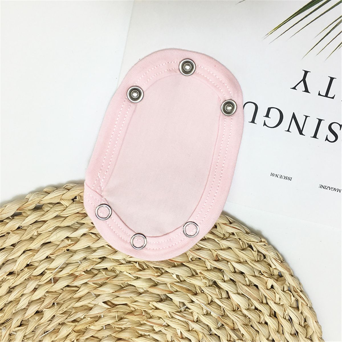 Pelele de pañales para bebé, traje superutilitario de 4 colores, mono alargado, película extensible, pelele para bebé, niño y niña: pink